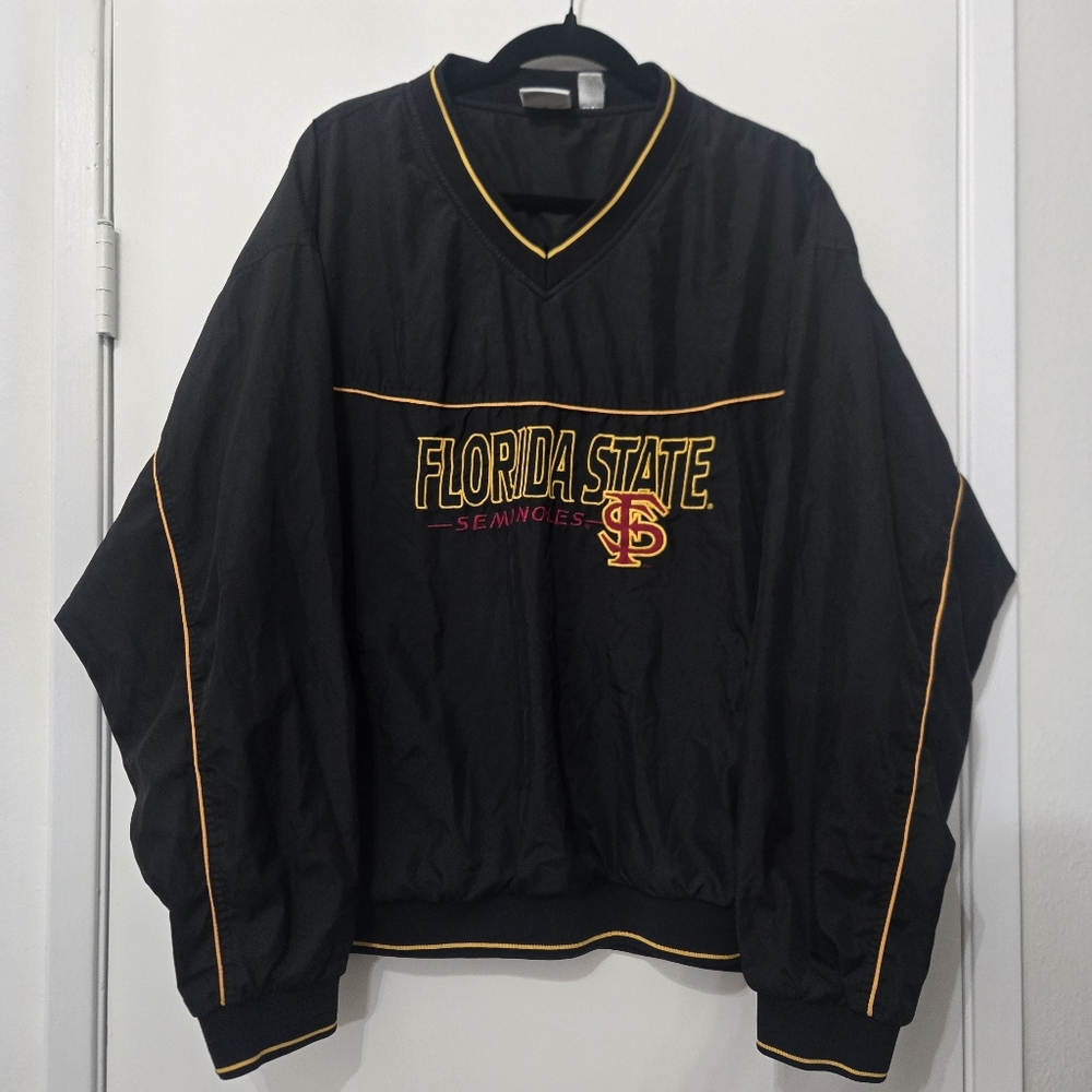 Vtg Florida State Seminoles Collegaite Retro Varsity Collegecore Pullover Jacket